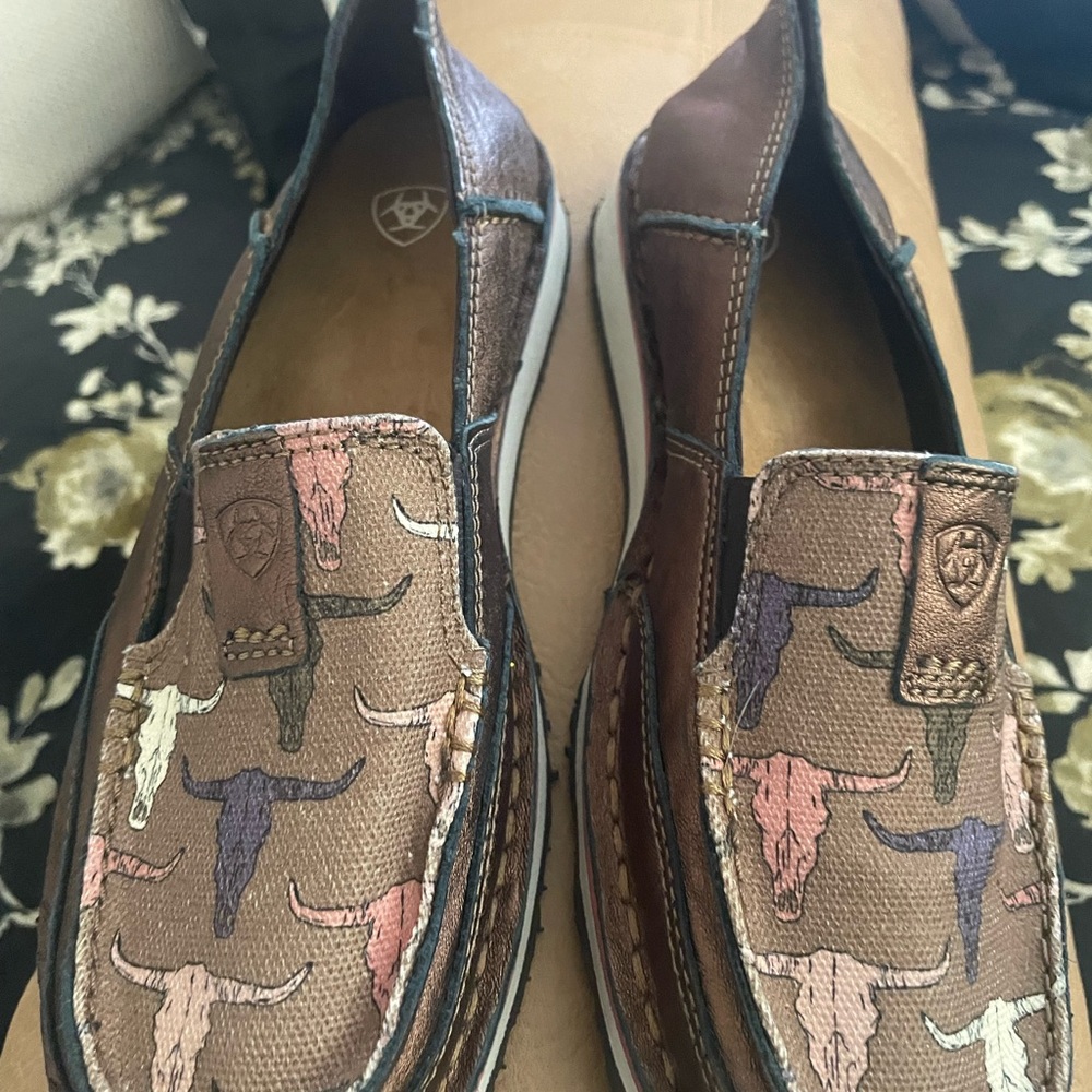 Ariat Multicolor Western Print Loafers